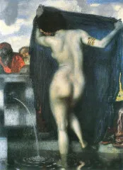 Susanna in the bath [1] - Franz von Stuck